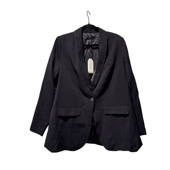Universal Standard Eco Rio Blazer, Size XS (10-12) in Black, BNWT - Picture 5 of 7